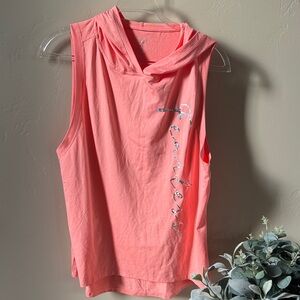 Fearless Coral Sleeveless Muscle Tee